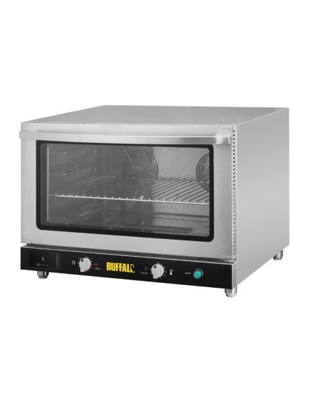 Four pâtissier à convection 4 niveaux avec humidificateur 100 L triphasé - Buffalo - JB189