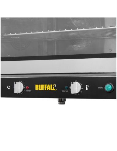 Four pâtissier à convection 4 niveaux avec humidificateur 100 L triphasé - Buffalo - JB189