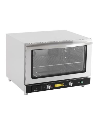 Four pâtissier à convection 4 niveaux avec humidificateur 100 L triphasé - Buffalo - JB189