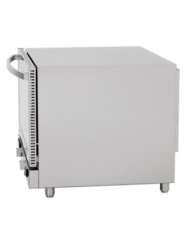 Four pâtissier à convection 4 niveaux avec humidificateur 100 L triphasé - Buffalo - JB189