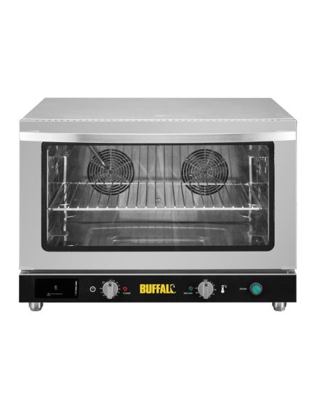 Four pâtissier à convection 4 niveaux avec humidificateur 100 L triphasé - Buffalo - JB189