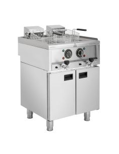 Friteuse électrique double cuve Série 600 2x 8L - Buffalo - SA782