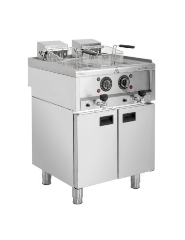 Friteuse électrique double cuve Série 600 2x 8L - Buffalo - SA782