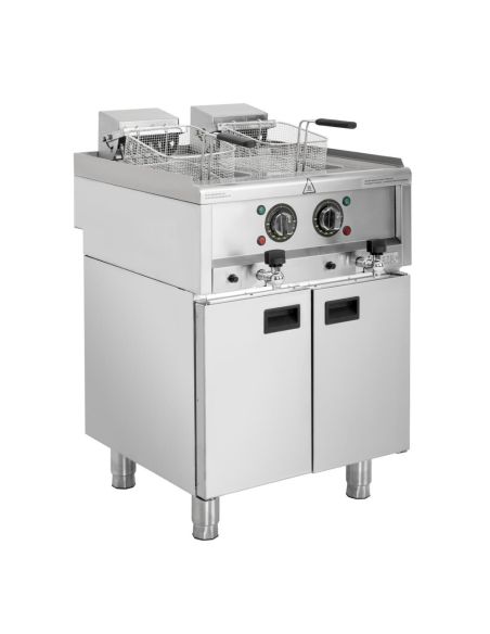 Friteuse électrique double cuve Série 600 2x 8L - Buffalo - SA782