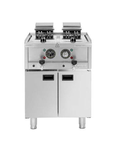 Friteuse électrique double cuve Série 600 2x 8L - Buffalo - SA782