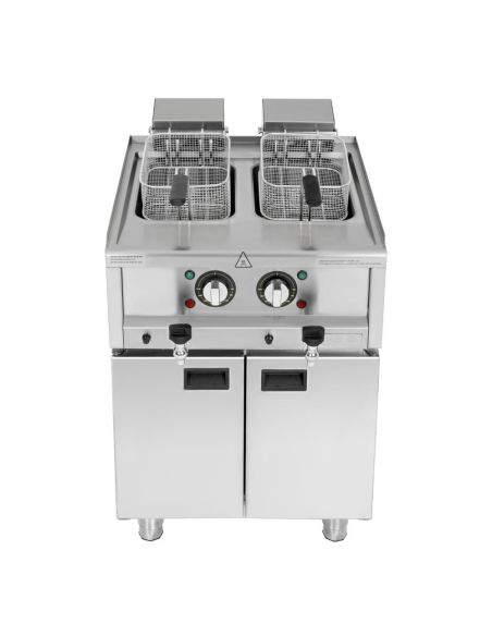 Friteuse électrique double cuve Série 600 2x 8L - Buffalo - SA782