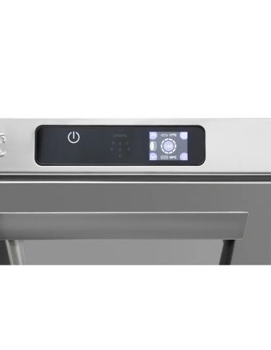 Lave-vaisselle digital dessous de comptoir avec pompe de vidange casier 500mm - Buffalo - HC518