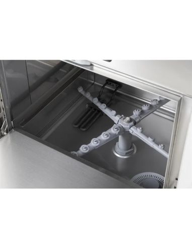 Lave-vaisselle digital dessous de comptoir avec pompe de vidange casier 500mm - Buffalo - HC518