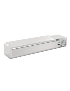 Saladette à poser avec couvercle Série G 7x GN 1/4 - Polar - FA855