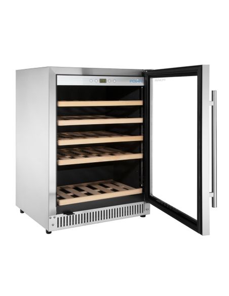 Rafraîchisseur à vin dessous de comptoir Série G inox 47 bouteilles - Polar - GM627