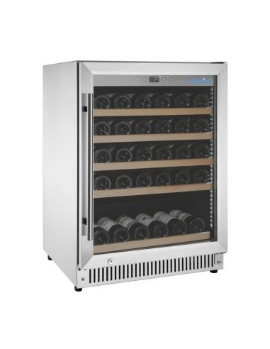 Rafraîchisseur à vin dessous de comptoir Série G inox 47 bouteilles - Polar - GM627