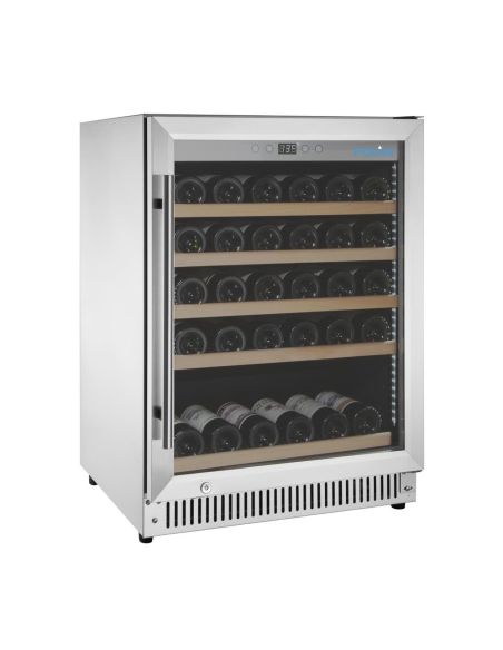 Rafraîchisseur à vin dessous de comptoir Série G inox 47 bouteilles - Polar - GM627