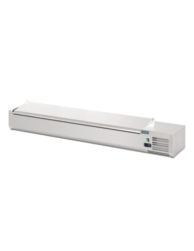 Saladette à poser avec couvercle Série G 8x GN 1/4 - Polar - FA856