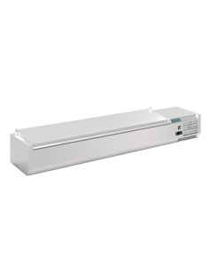 Saladette à poser avec couvercle Série G 8x GN 1/4 - Polar - FA856