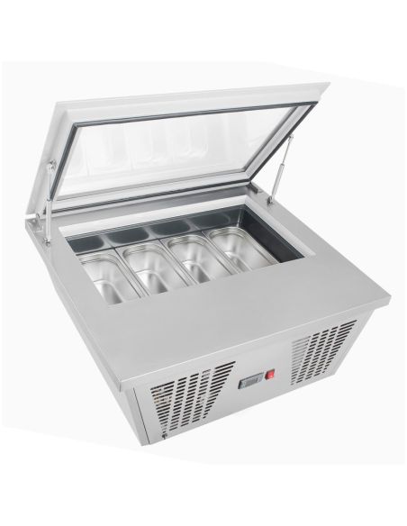 Congélateur à glace de comptoir Série G 4 bacs Napoli - Polar - GK068