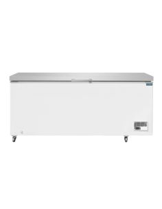 Congélateur coffre avec couvercle inox Série G 581L - Polar - GP898