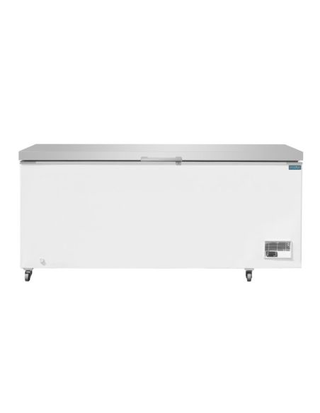 Congélateur coffre avec couvercle inox Série G 581L - Polar - GP898