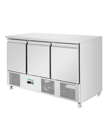 Comptoir à salade froid ventilé Série U 3 portes - Polar - UA090