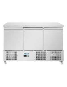 Comptoir à salade froid ventilé Série U 3 portes - Polar - UA090