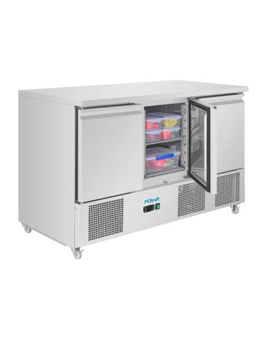 Comptoir à salade froid ventilé Série U 3 portes - Polar - UA090