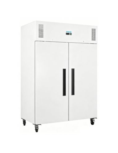 Armoire réfrigérée positive blanche série G 2 portes 1 152L - Polar - PG042