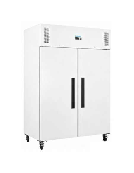 Armoire réfrigérée positive blanche série G 2 portes 1 152L - Polar - PG042