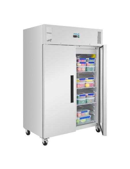 Armoire réfrigérée positive à air forcé double porte série G 1200L - Polar - PG594