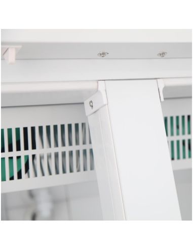 Armoire réfrigérée négative double porte Série C blanche 744L - Polar - CZ782