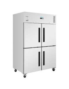 Double armoire réfrigérée positive GN 4 portillons série G 1200L - Polar - PG053