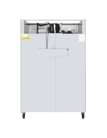 Double armoire réfrigérée positive GN 4 portillons série G 1200L - Polar - PG053