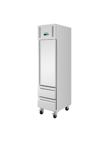 Armoire réfrigérée positive GN slimline 1 porte 2 tiroirs série U 292 L - Polar - UA112