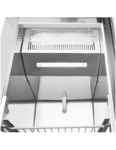 Armoire régrigérée négative GN compacte série G 1 porte et 2 tiroirs 180L - Polar - UA116