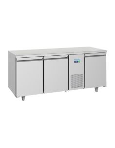 Table réfrigérée positive économe en énergie Série U 3 portes 474L - Polar - UA072