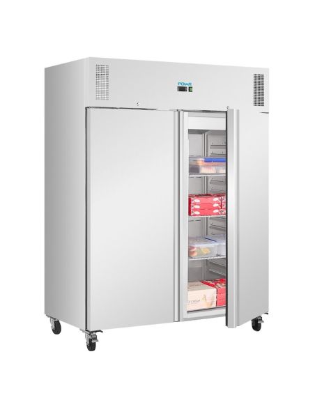 Armoire réfrigérée positive OU négative deux portes série U 1300L - Polar - UA092