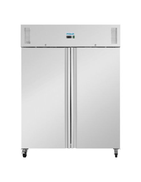 Armoire réfrigérée positive OU négative deux portes série U 1300L - Polar - UA092