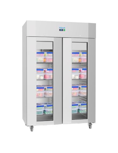 Vitrine réfrigérée positive double porte économe en énergie Série U - Polar - UA042