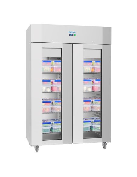 Vitrine réfrigérée positive double porte économe en énergie Série U - Polar - UA042