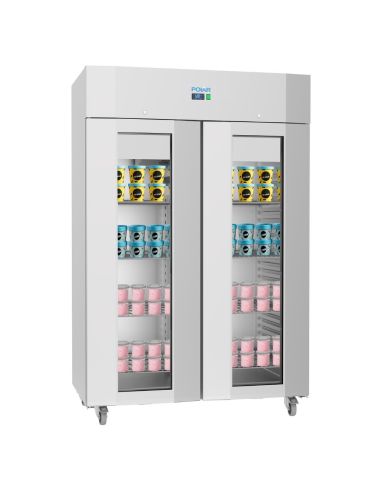 Vitrine réfrigérée négative double porte économe en énergie Série U - Polar - UA043