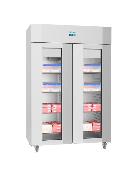 Vitrine réfrigérée négative double porte économe en énergie Série U - Polar - UA043