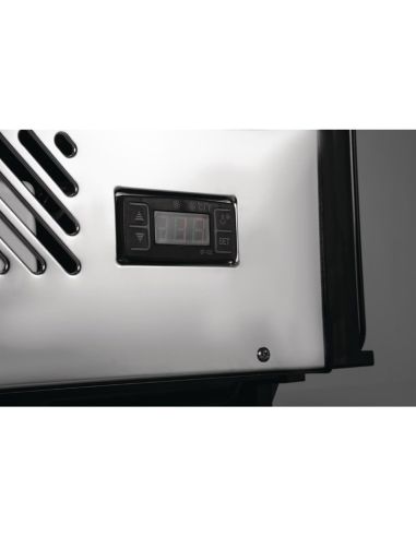 Vitrine de comptoir réfrigérée économe en énergie Série G noire 120L - Polar - GP292