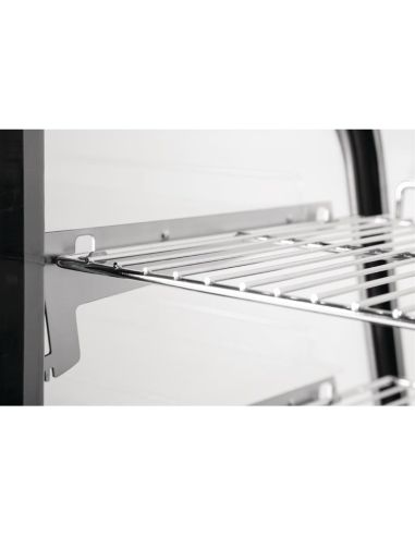 Vitrine de comptoir réfrigérée économe en énergie Série G noire 120L - Polar - GP292
