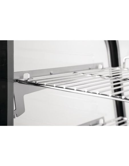 Vitrine de comptoir réfrigérée économe en énergie Série G noire 120L - Polar - GP292
