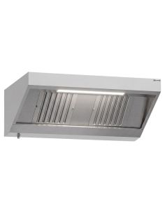 Hotte murale inox statique 1m80 avec filtre et éclairage | Profondeur 900 mm