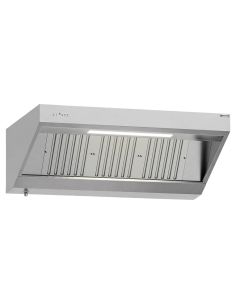 Hotte murale inox 1m60 avec moteur, régulateur, filtre et éclairage | Profondeur 900 mm