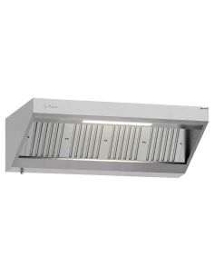 Hotte murale inox 1m80 avec moteur, régulateur, filtre et éclairage | Profondeur 900 mm
