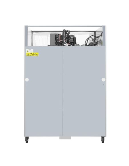 Vitrine réfrigérée positive deux portes vitrée - GN 2/1 - 770 L | Polar - CW198