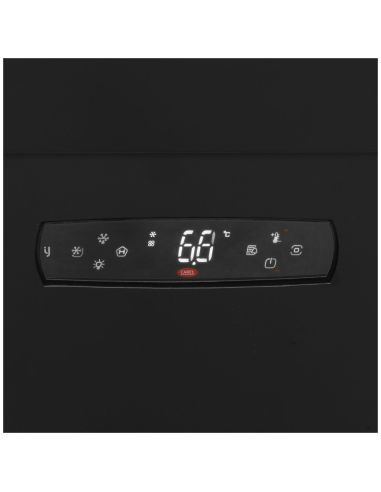 Vitrine réfrigérée combinable étagères profondes - 3285L - Noir | Tefcold - MDCB3750HB
