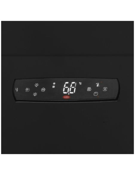 Vitrine réfrigérée combinable étagères profondes - 3285L - Noir | Tefcold - MDCB3750HB