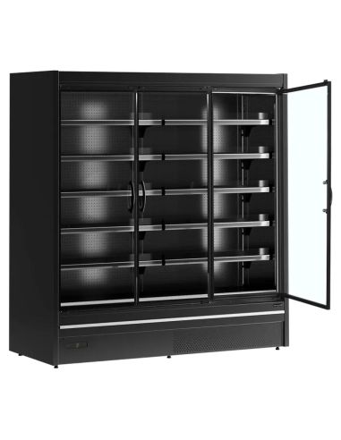 Vitrine réfrigérée avec portes - 1110L - Noir | Tefcold - MDCA1875HB-2