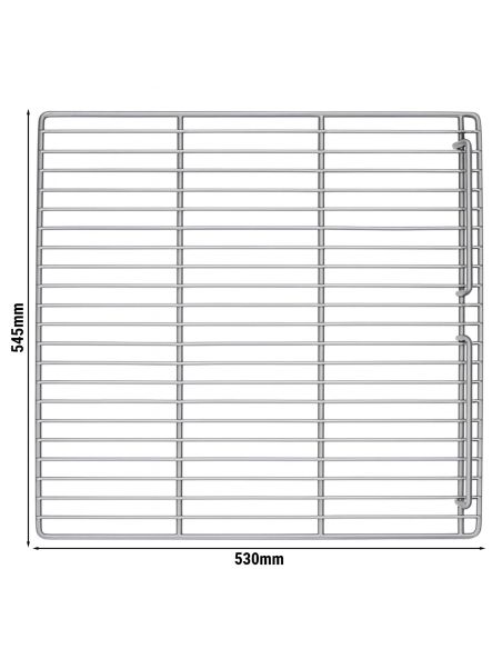 Grilles clayette acier plastifié 530 x 550 mm - 30 kg - lot de 2